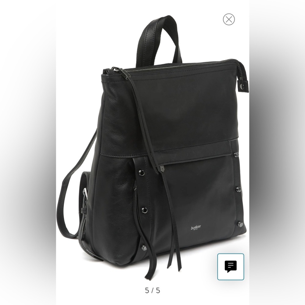 Botkier Noho Leather Backpack Black - Picture 1 of 10